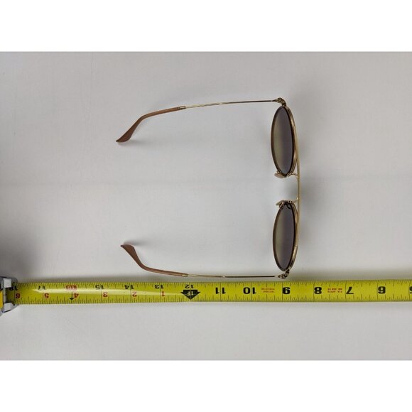 Ray-Ban Gold Round Sunglasses - Picture 14 of 16
